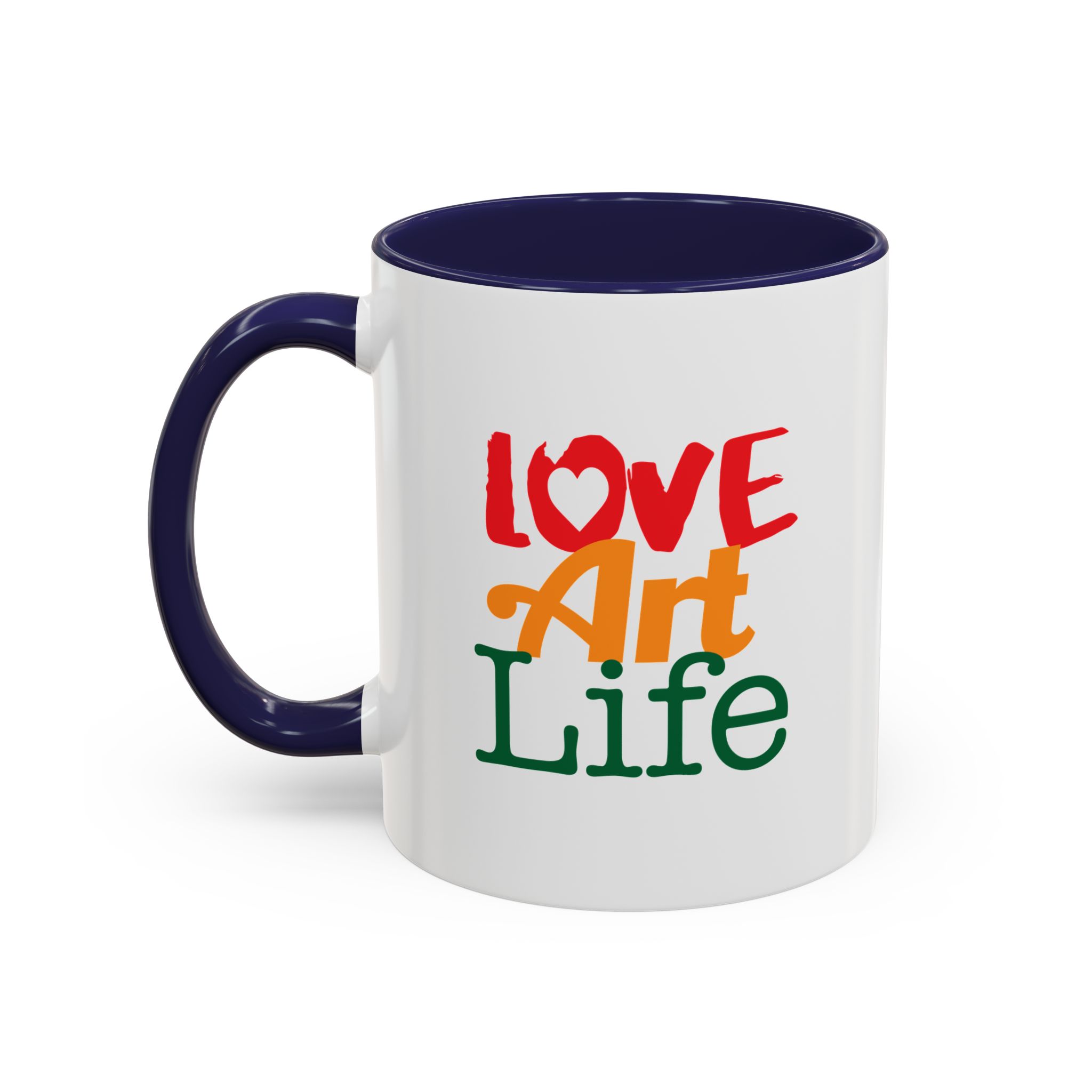 Official Love Art Life Accent Coffee Mug – (11/15oz) - Image 7