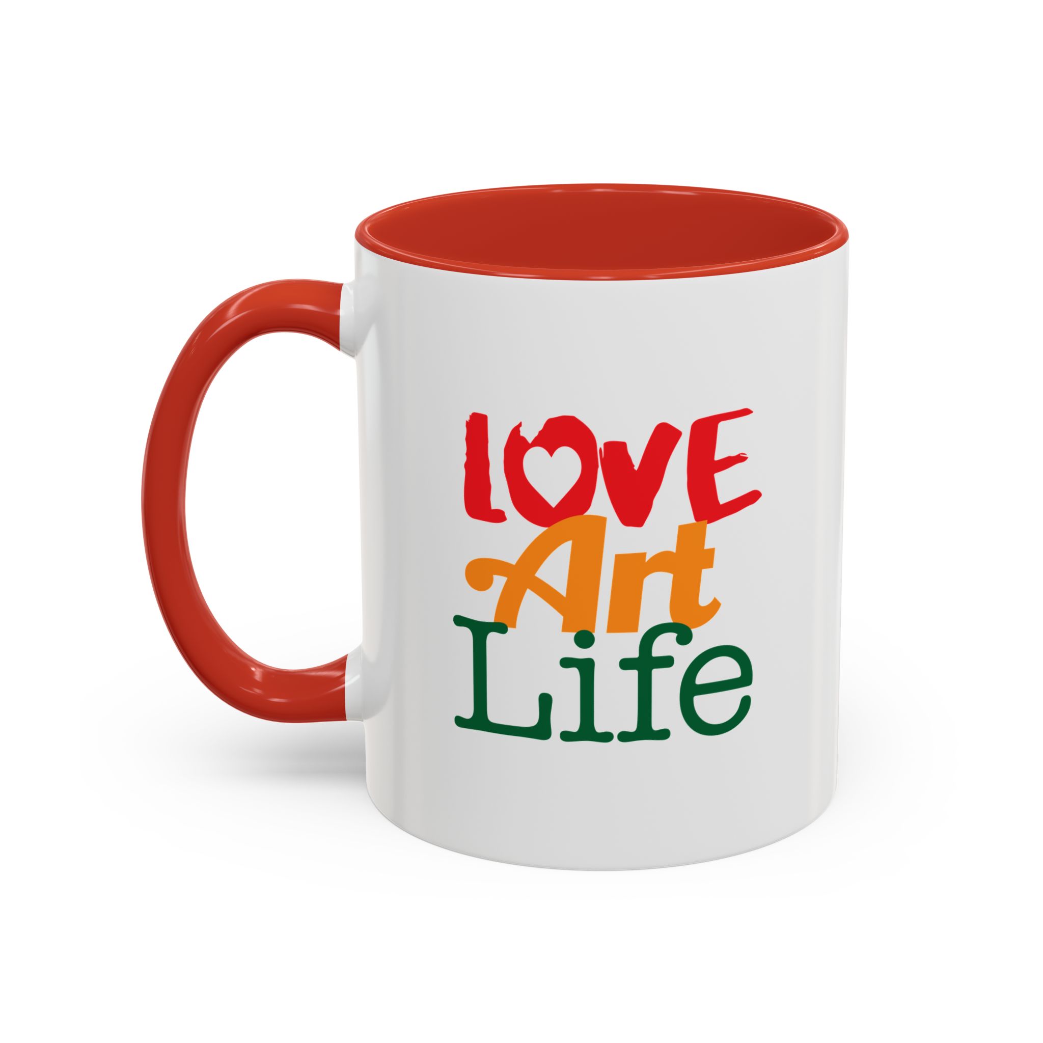 Official Love Art Life Accent Coffee Mug – (11/15oz) - Image 15