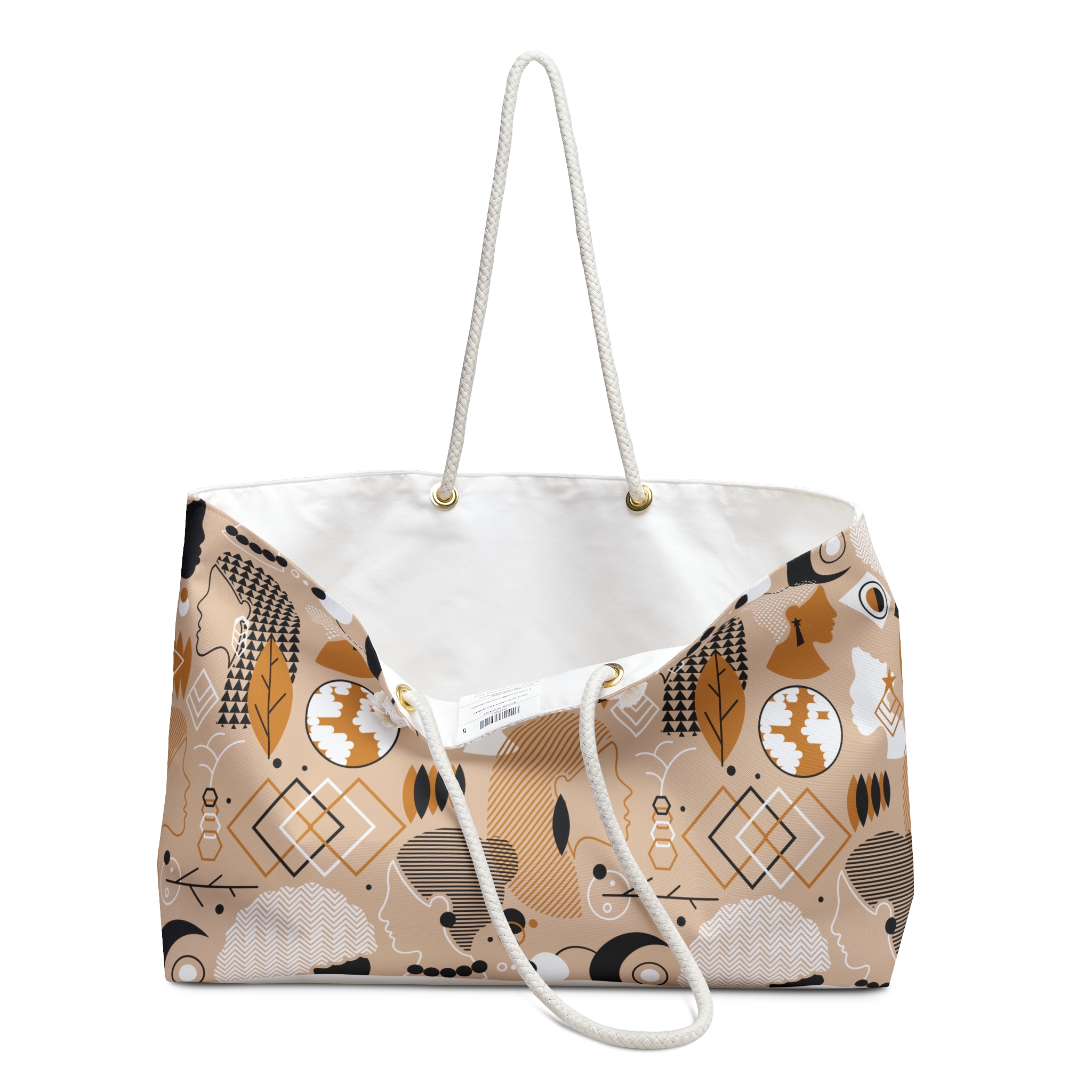 Artistic Abstract Weekender Bag — Diverse Women - Image 3