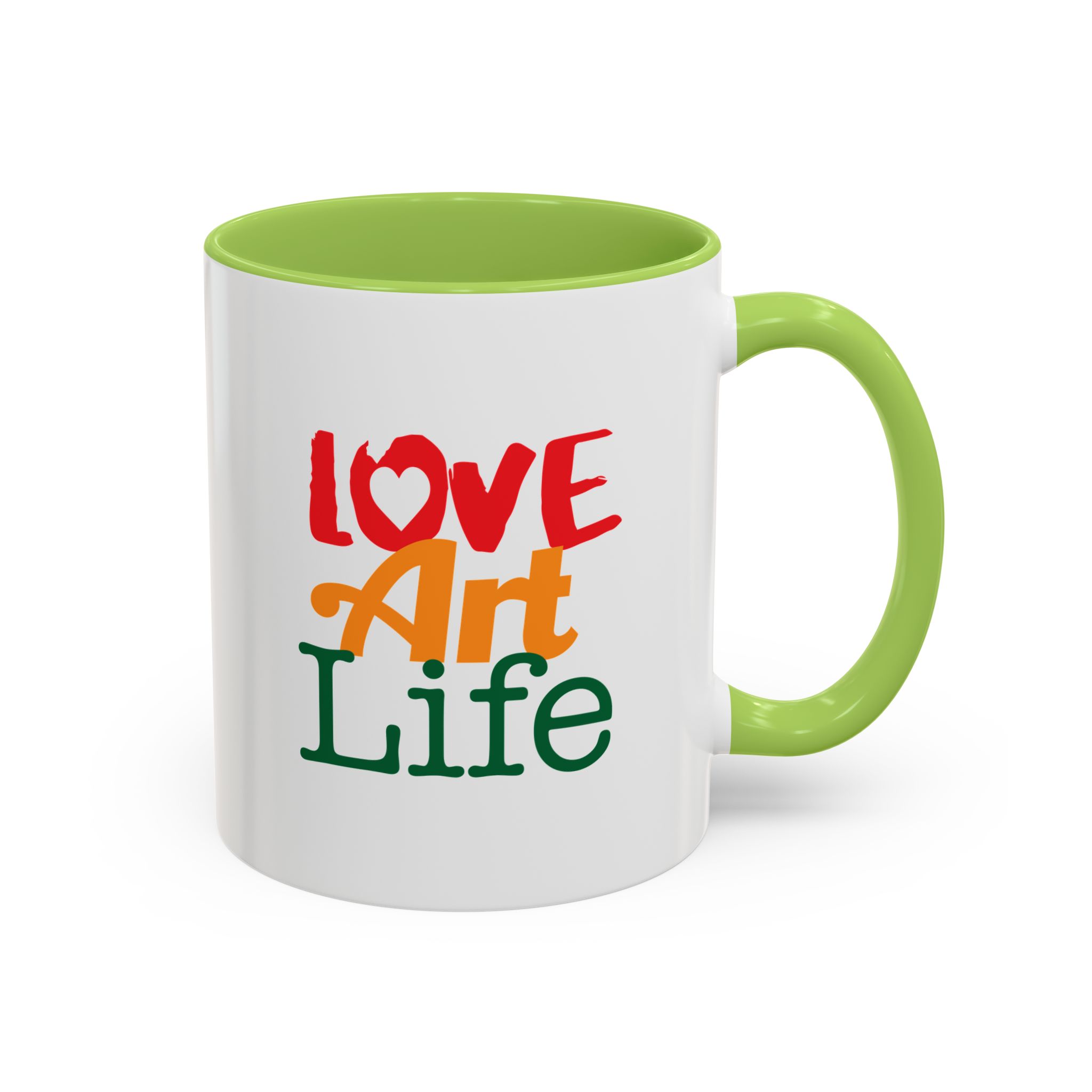 Official Love Art Life Accent Coffee Mug – (11/15oz) - Image 30