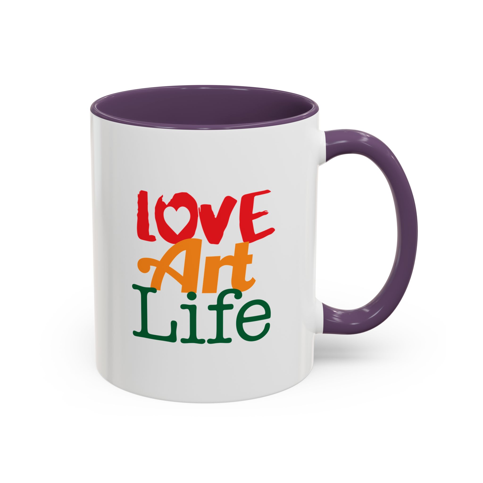 Official Love Art Life Accent Coffee Mug – (11/15oz) - Image 34