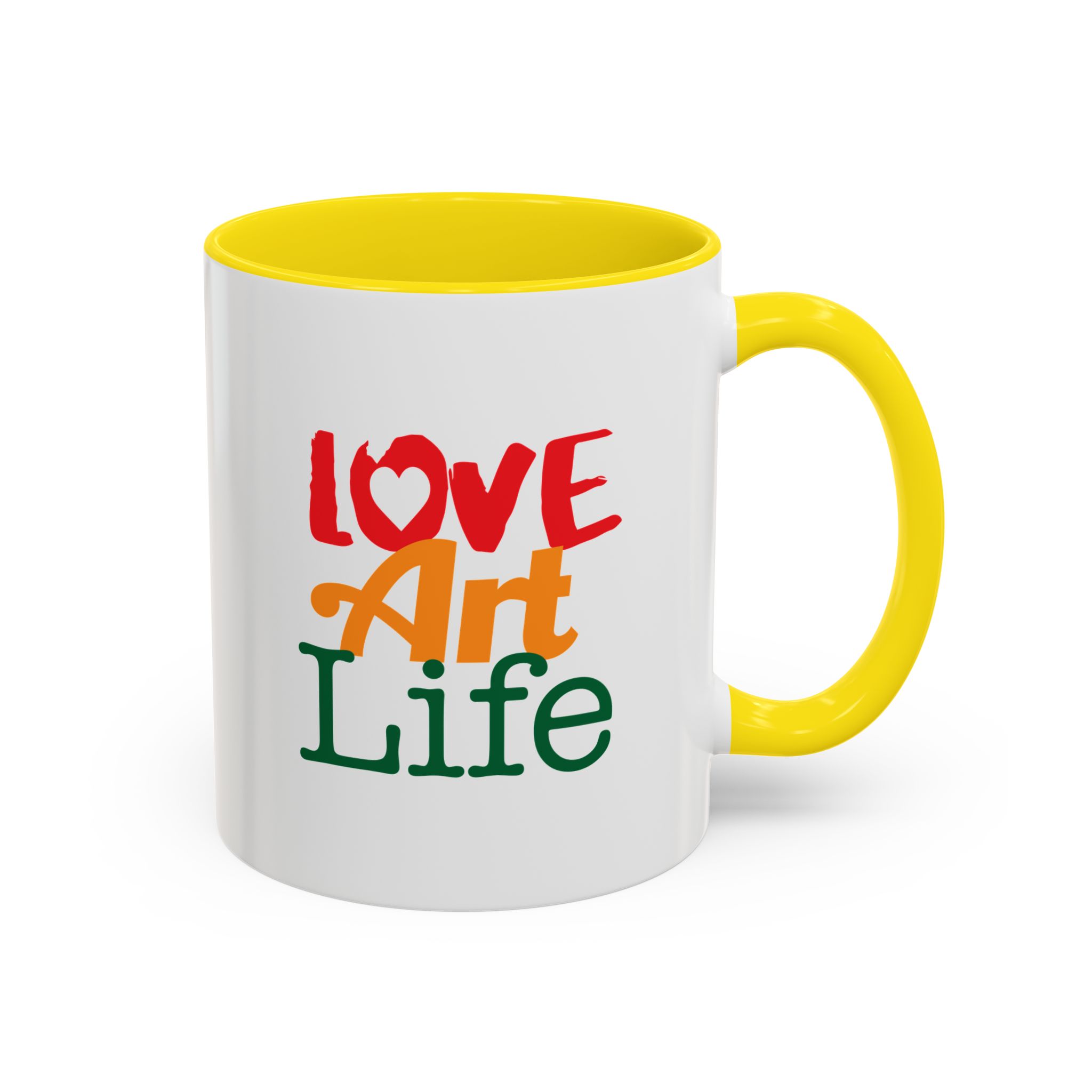 Official Love Art Life Accent Coffee Mug – (11/15oz) - Image 26
