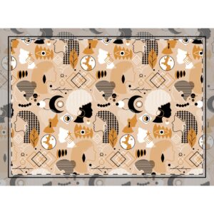 African Silhouette Pattern Rug — Diverse Women