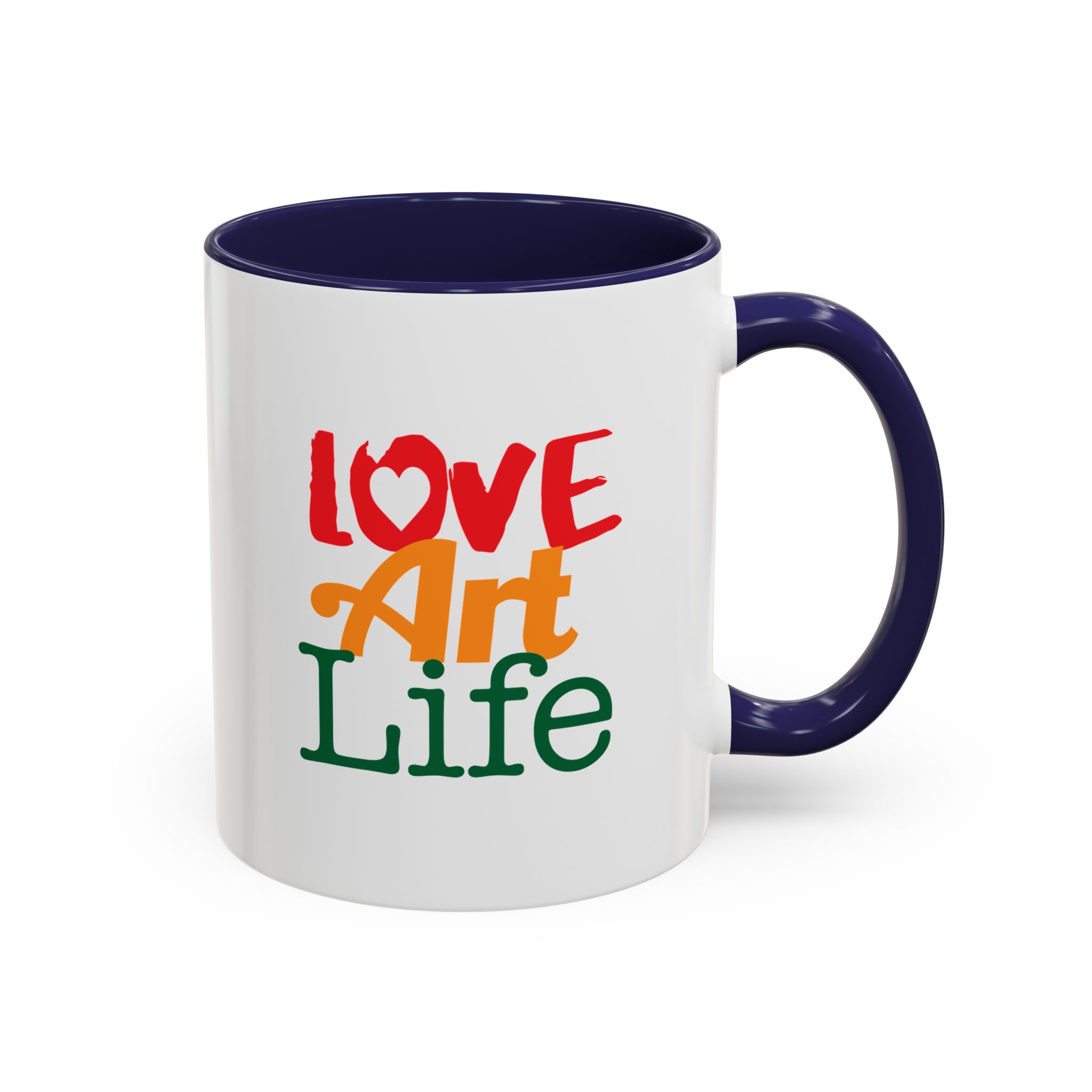Official Love Art Life Accent Coffee Mug – (11/15oz) - Image 6