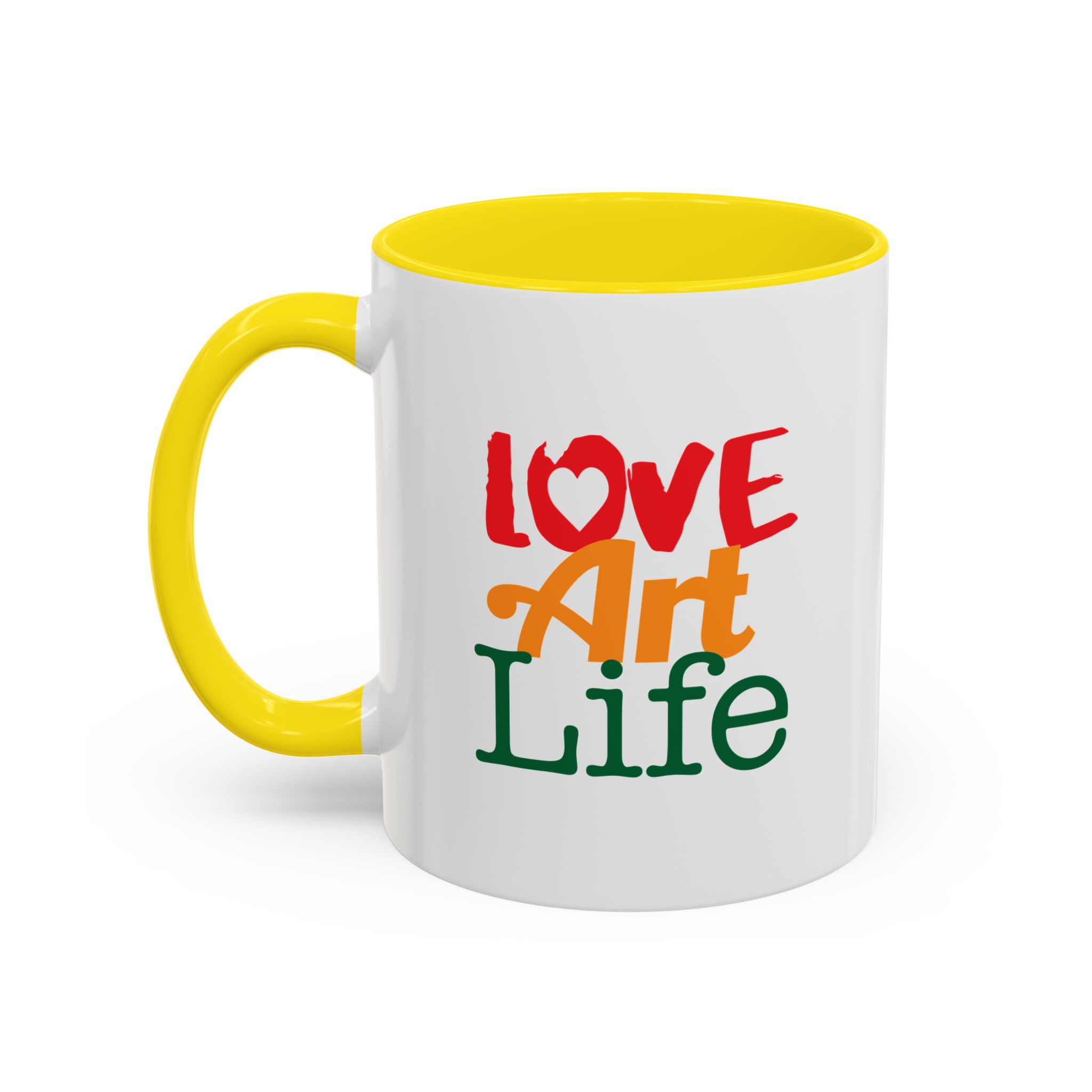 Official Love Art Life Accent Coffee Mug – (11/15oz) - Image 27