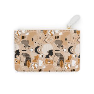 Diverse Women Mini Clutch — 'Love Art Life' Small Wrist Pouch