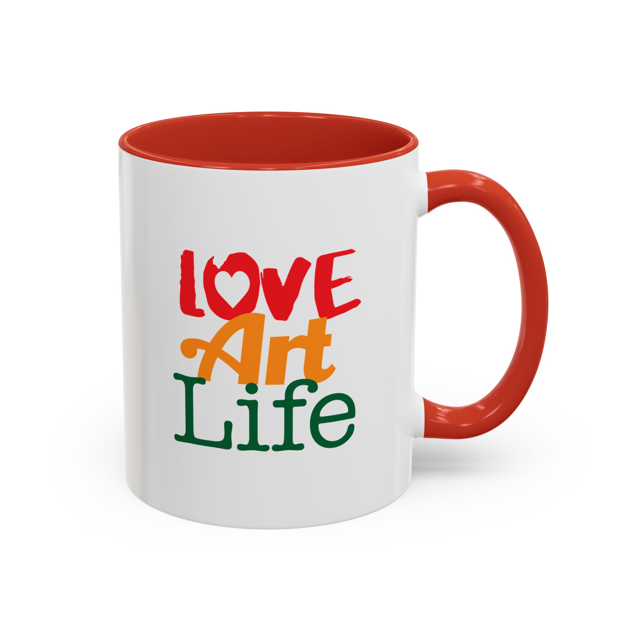 Official Love Art Life Accent Coffee Mug – (11/15oz) - Image 14