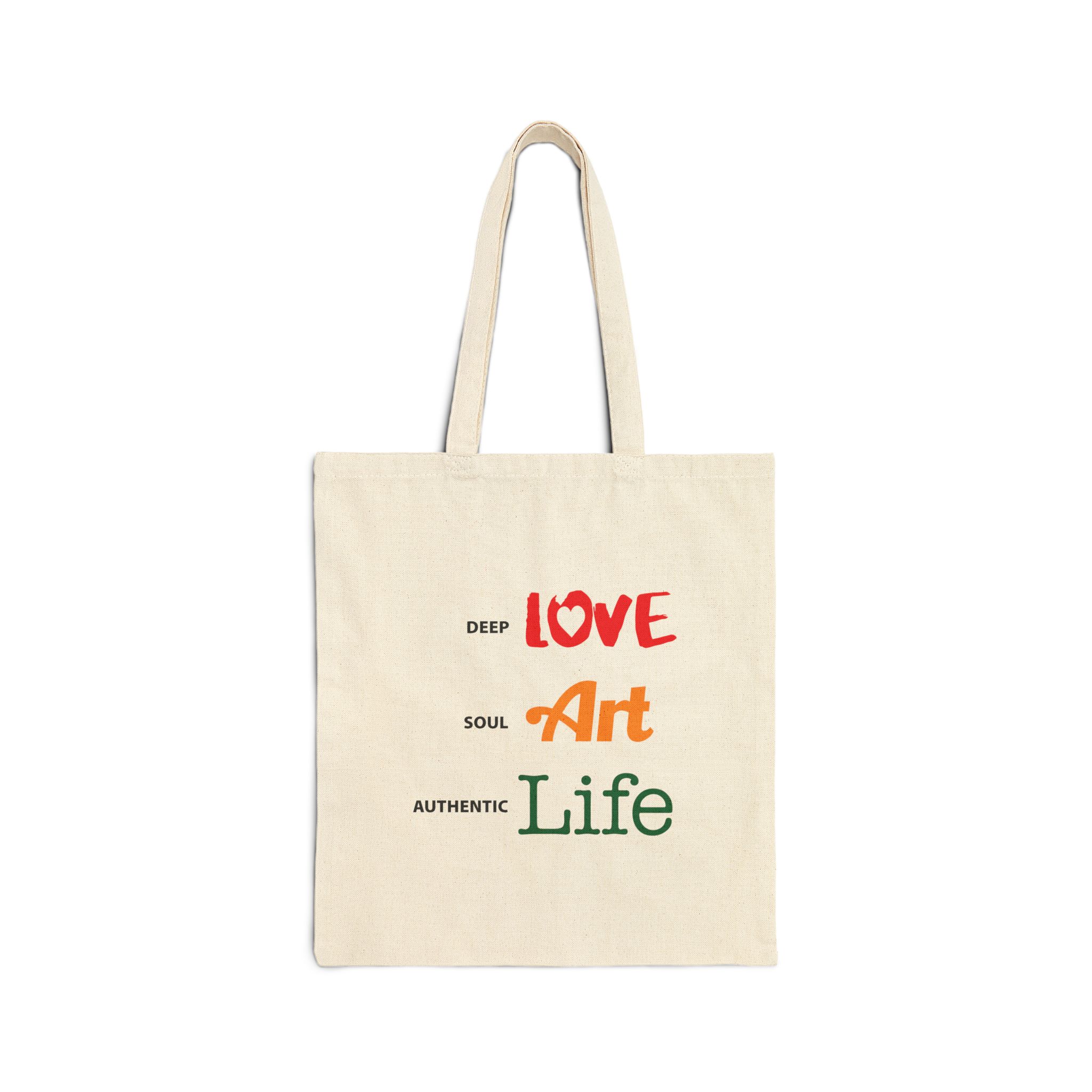 Official "Love Art Life" Canvas Tote - Image 2